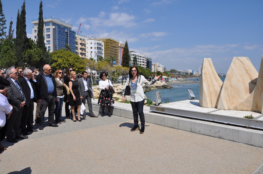 ‘Infopoint’ digital information system for the Sculpture Park Limassol