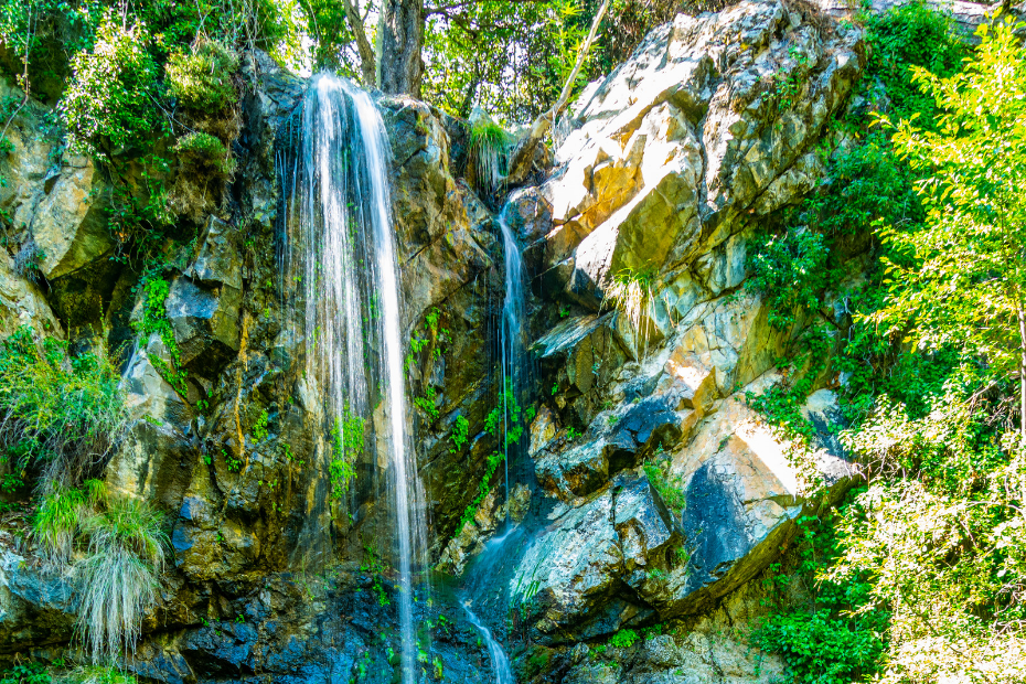 caledonia waterfalls cyprus